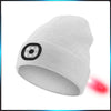 Bonnet LED sécurité enfant – double lumière avant/arrière.