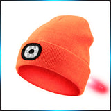 Bonnet LED sécurité enfant – double lumière avant/arrière.