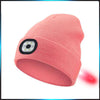 Bonnet LED sécurité enfant – double lumière avant/arrière.